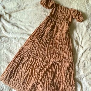Light brown dress
